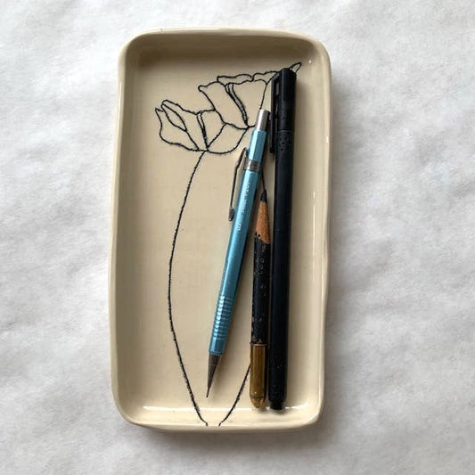 Small Tray: Poppy