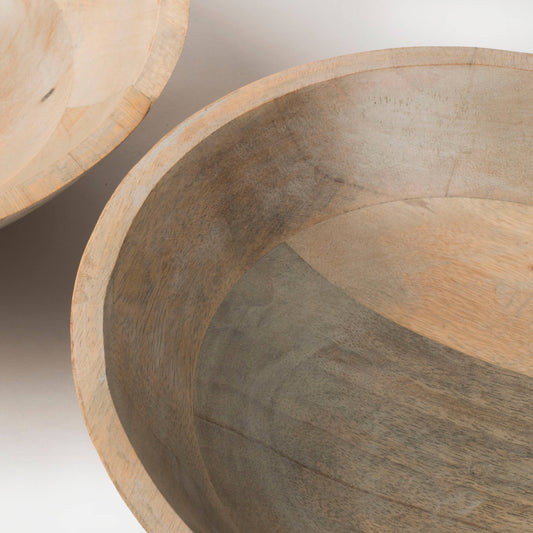 Woodform Stackable Bowls (Rustic Gray)