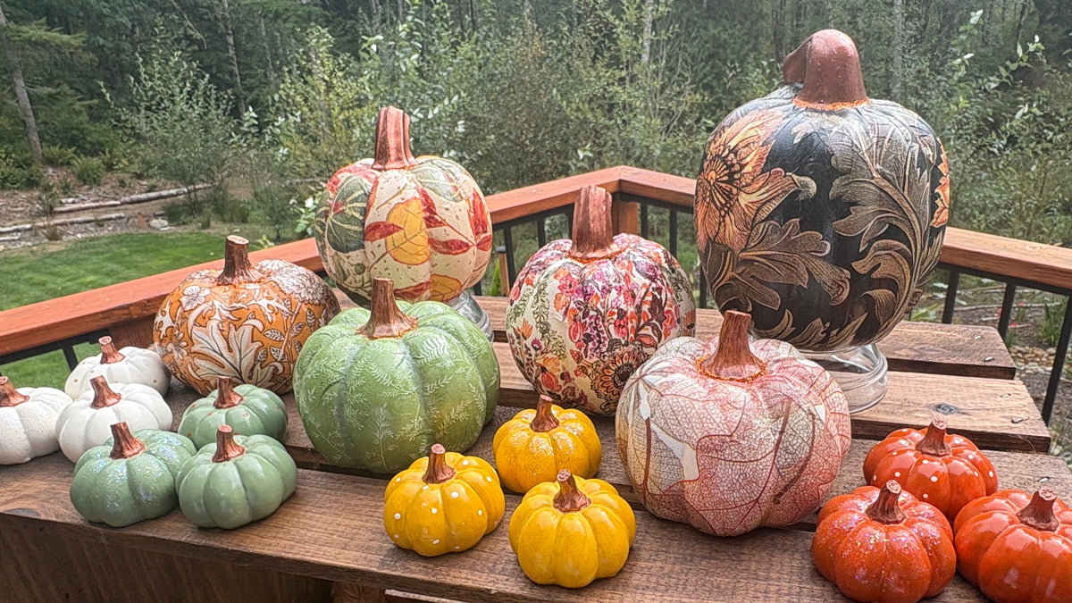 Large Pumpkin (Fall 2026) - Fall Leaves