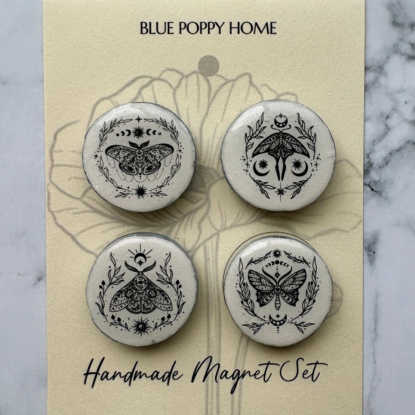 Handmade Magnet Set - Mystical