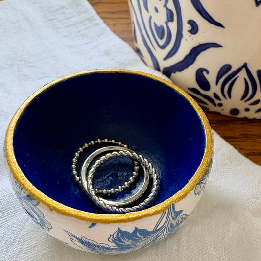Mystery: Decoupage Ring Bowl (Handmade)