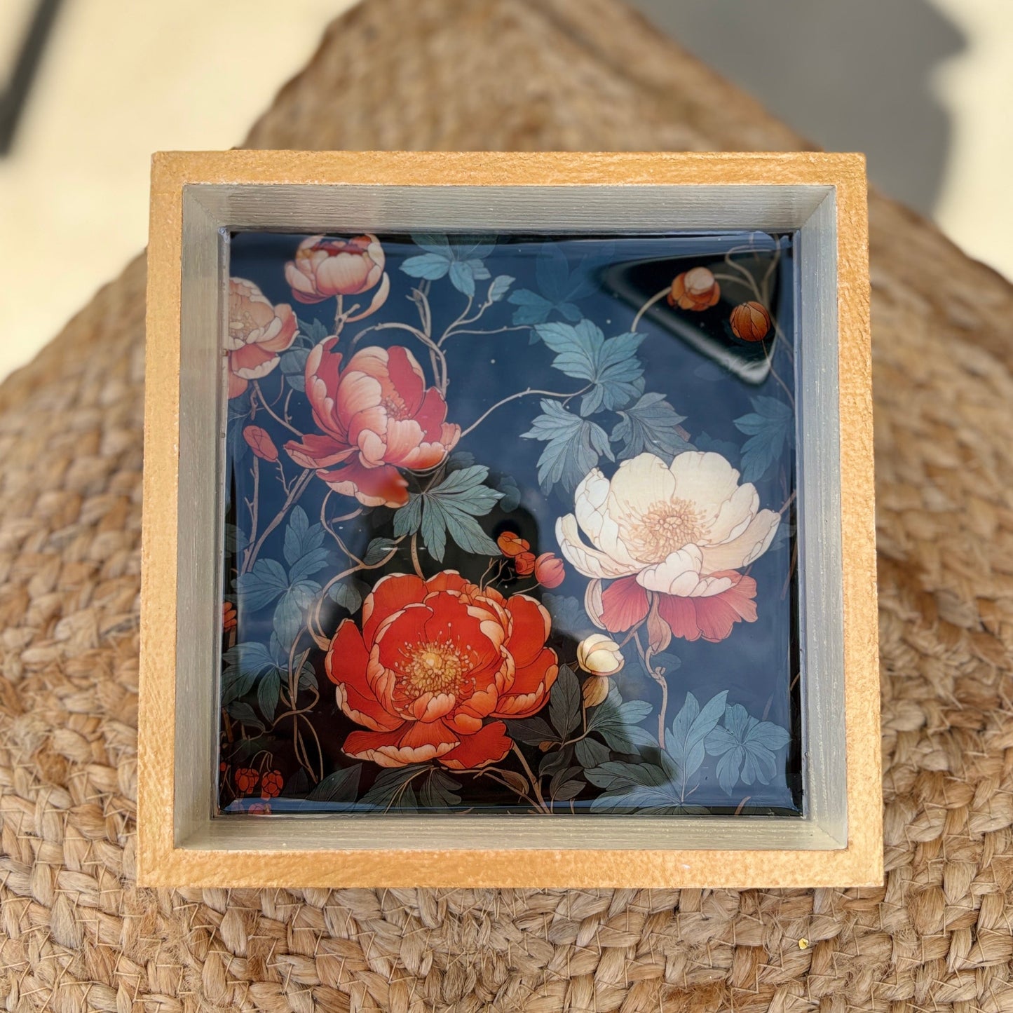 Collector's Valet Box — Blue Poppy Studio (Orange Peony)