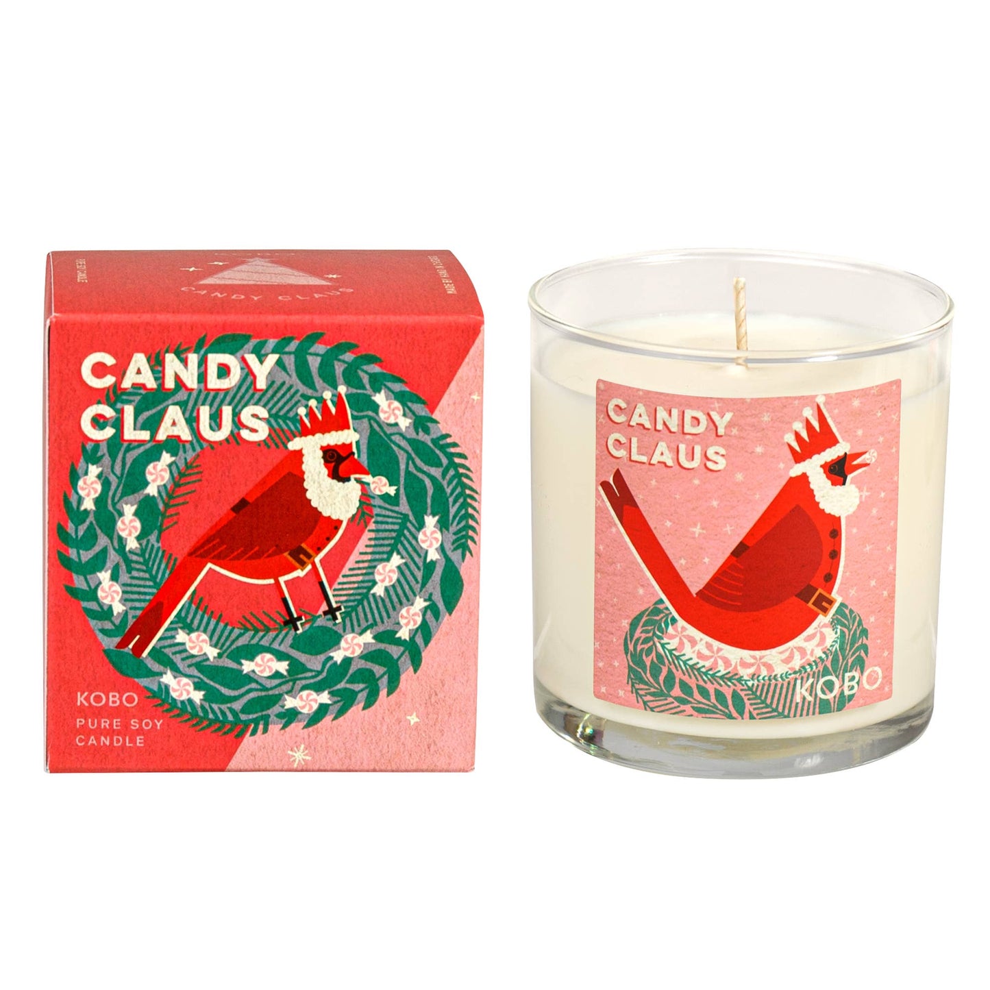 Candy Claus Candle - 9oz.