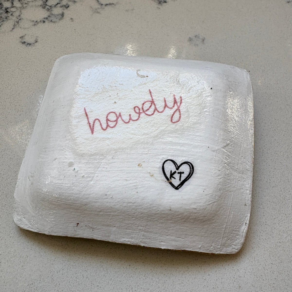 Square Ring Dish (Cowboy Boot)