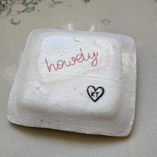 Square Ring Dish (Cowboy Boot)