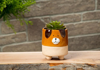 Dog on Legs Planter (Small)