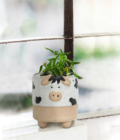 Cow on Legs Planter (Small)