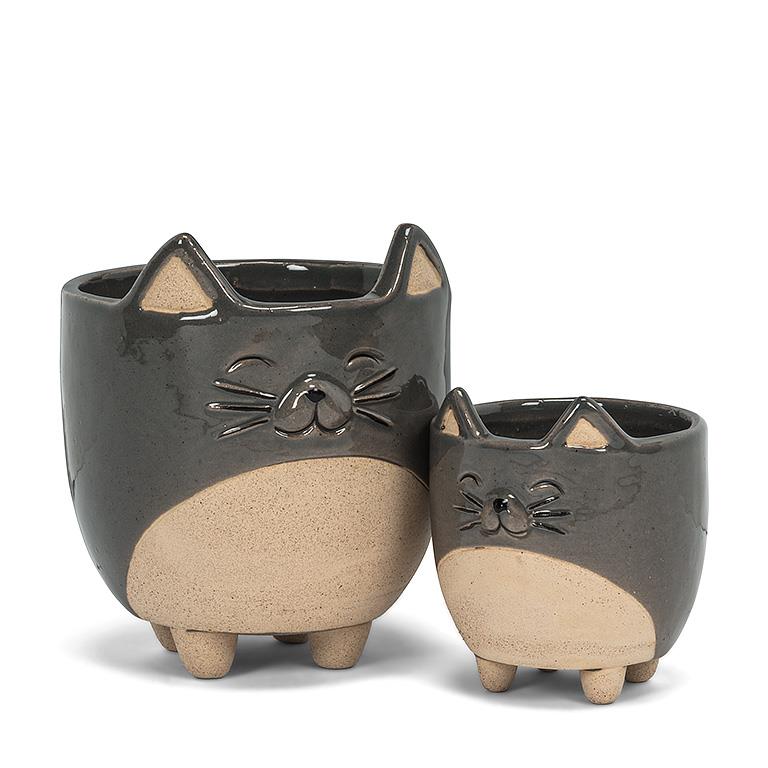 Cat on Legs Planter (Small)