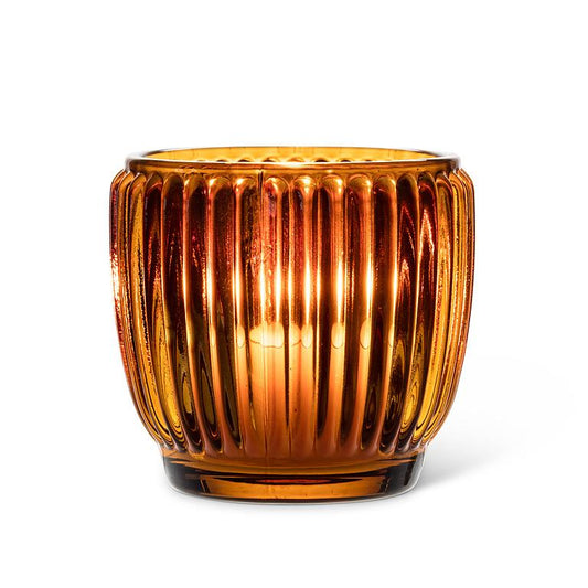 Small Ribbed Votive Holder