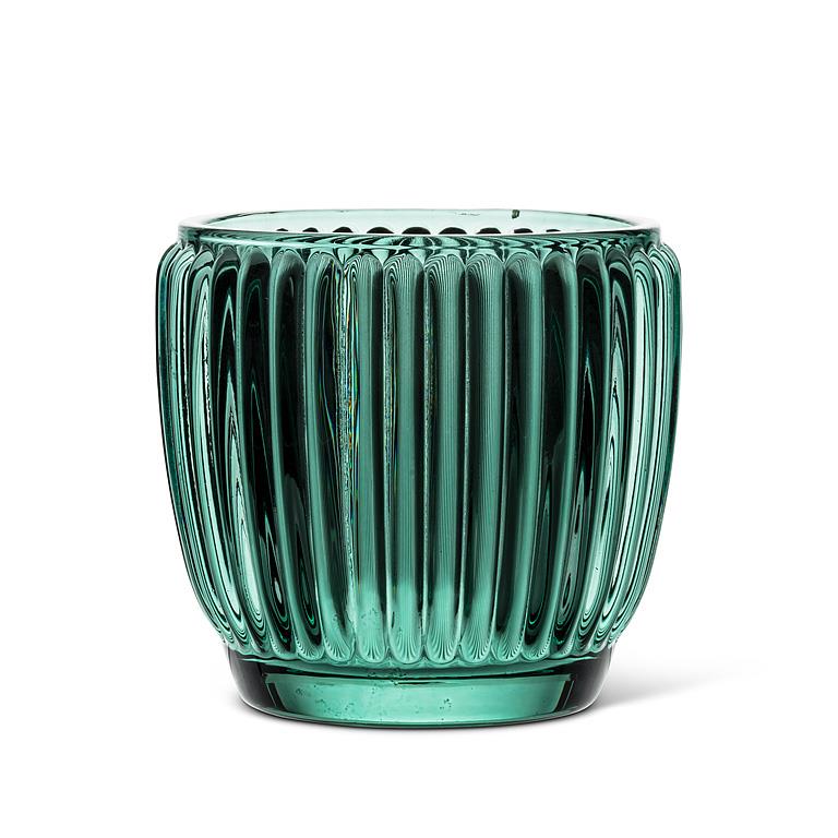 Small Ribbed Votive Holder