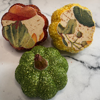Mini Pumpkins (Fall 2026) - Glitter