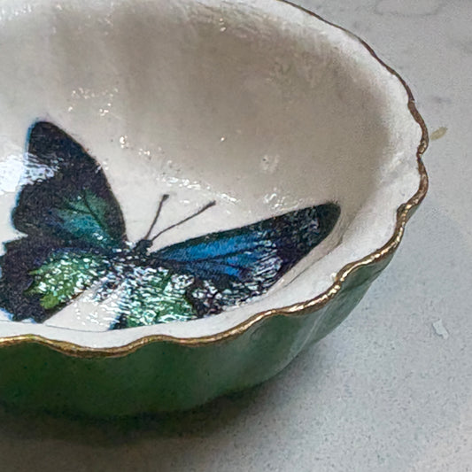Petite Ring Dish — Blue Poppy Home - Blue Butterfly
