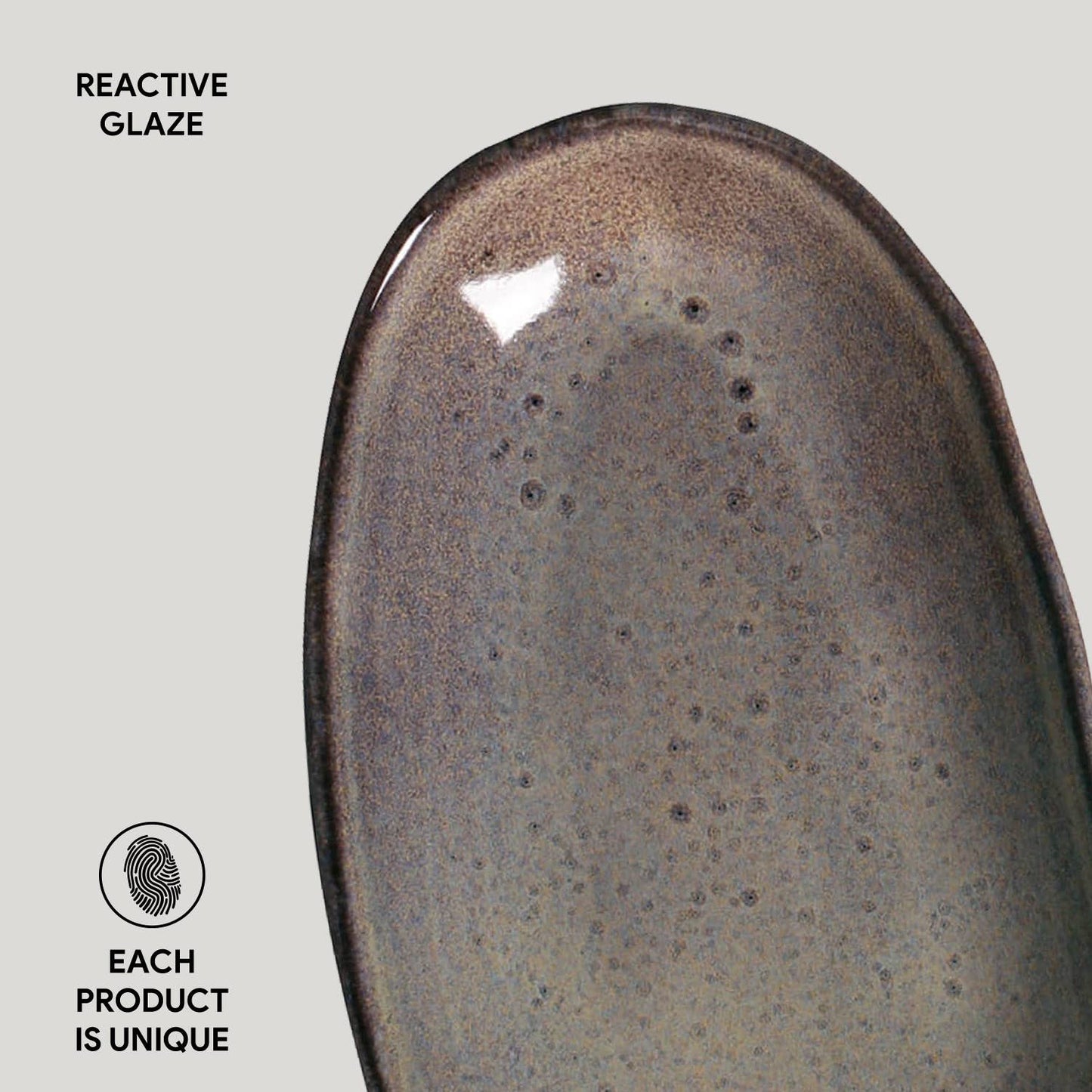 Deep Oval Platter | Tourmaline