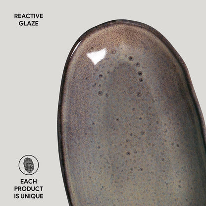 Deep Oval Platter | Tourmaline