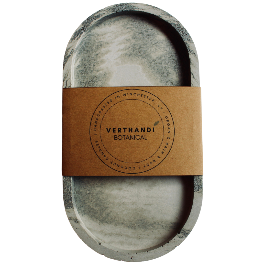 Concrete Oval Tray