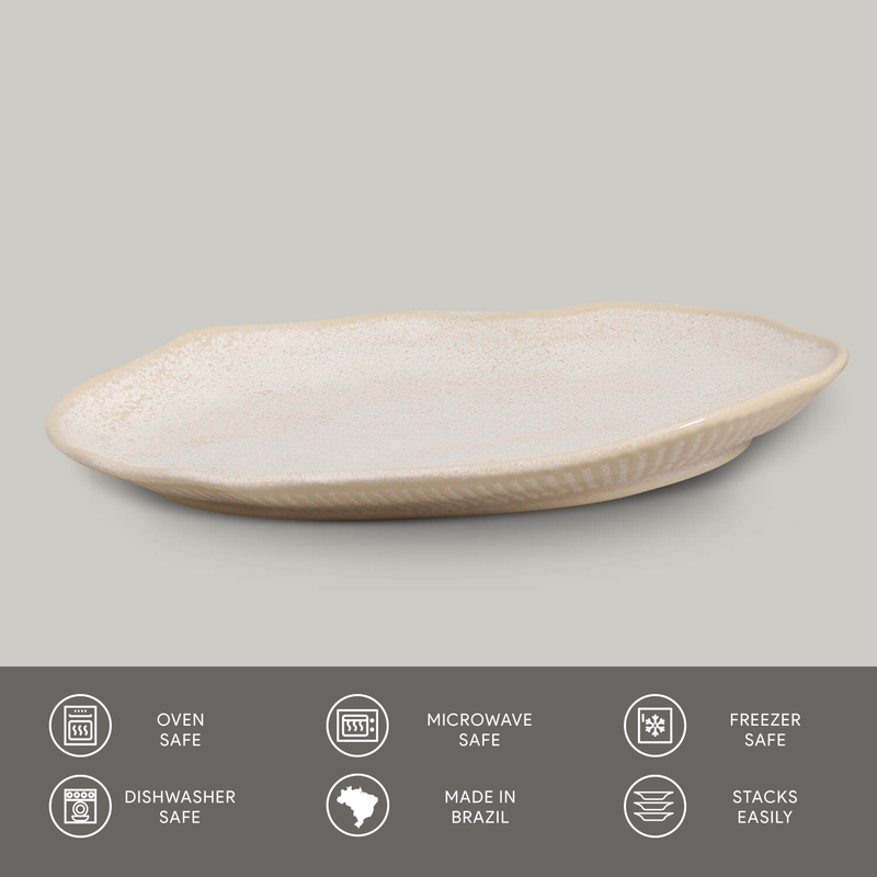 Shallow Oval Platter