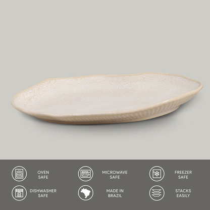 Shallow Oval Platter