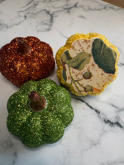 Mini Pumpkins (Fall 2026) - Glitter
