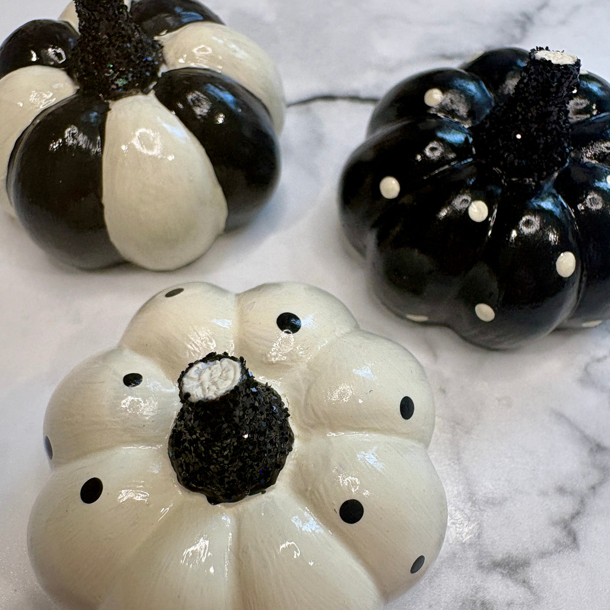 Mini Pumpkins (Fall 2026) - Ivory & Black