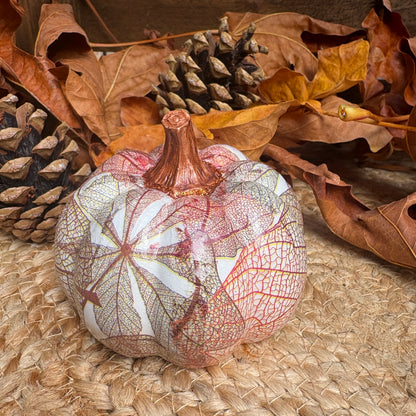 Medium Pumpkin (Fall 2026) - Fall Leaves