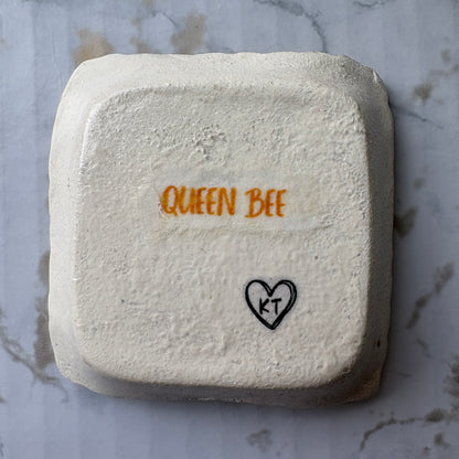 Square Ring Dish - Scalloped Edge (Queen Bee)