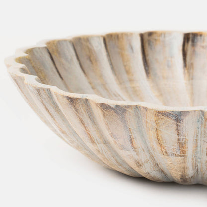 Scallop Serenity Bowls (Gray Wash)