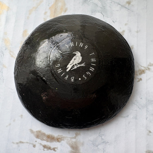Organic Edge Ring Dish - Crow