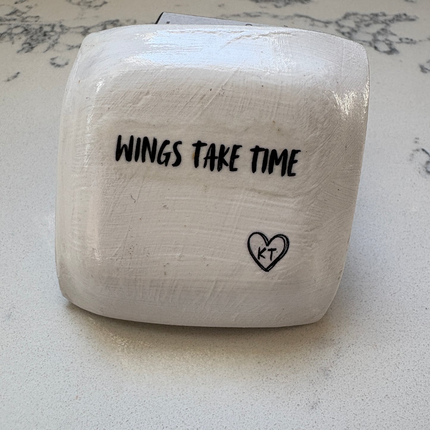 Square Ring Dish (Black Butterfly)