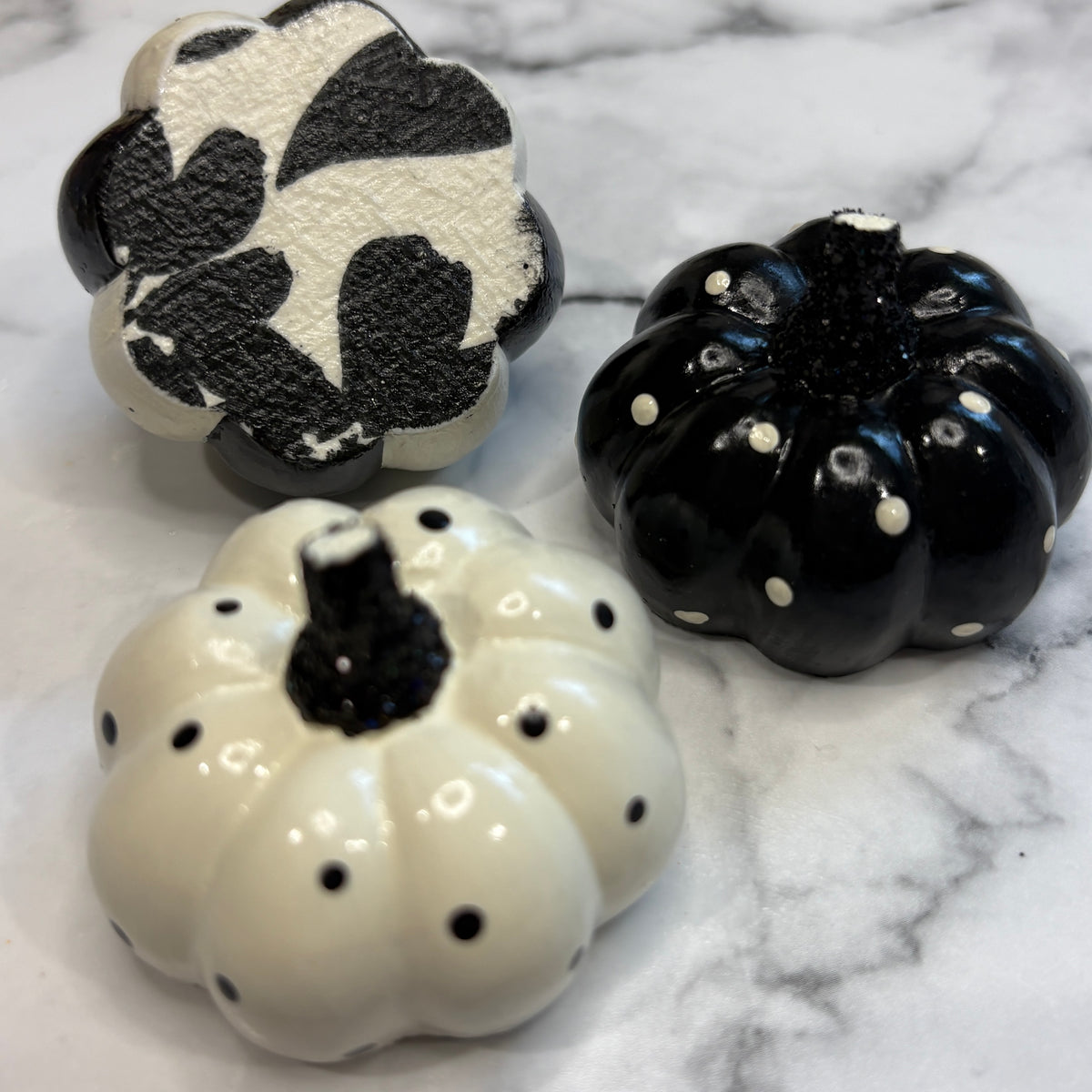 Mini Pumpkins (Fall 2026) - Ivory & Black