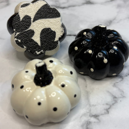 Mini Pumpkins (Fall 2026) - Ivory & Black