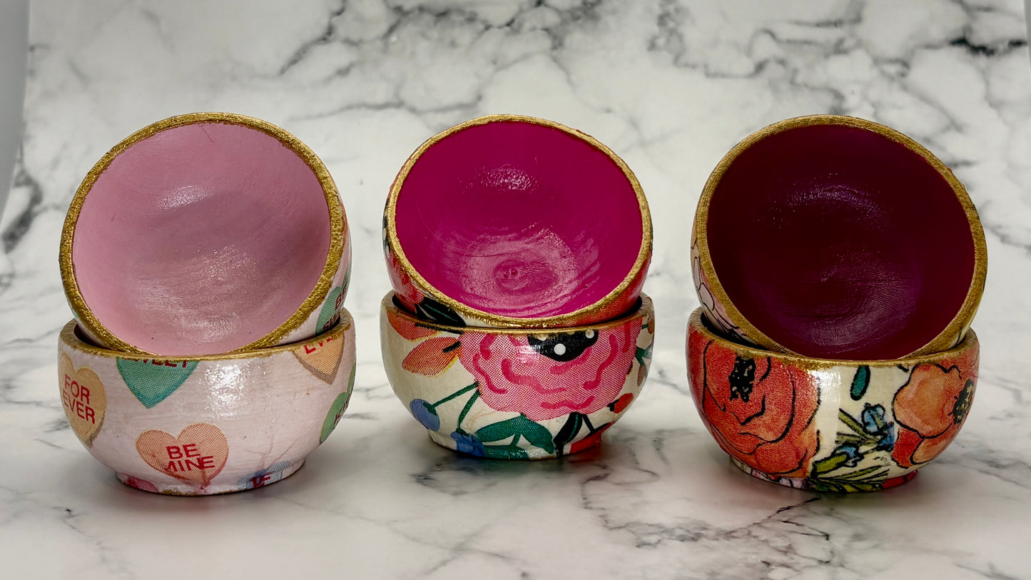 Decoupage Ring Bowl (Handmade)