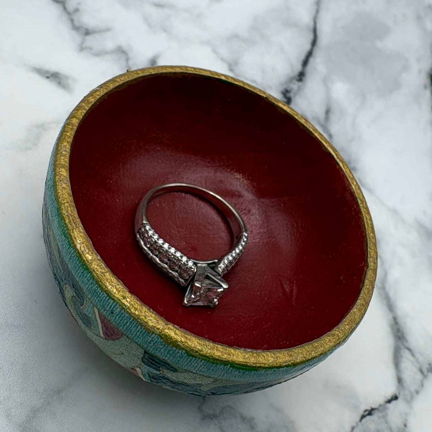 Decoupage Ring Bowl (Handmade)