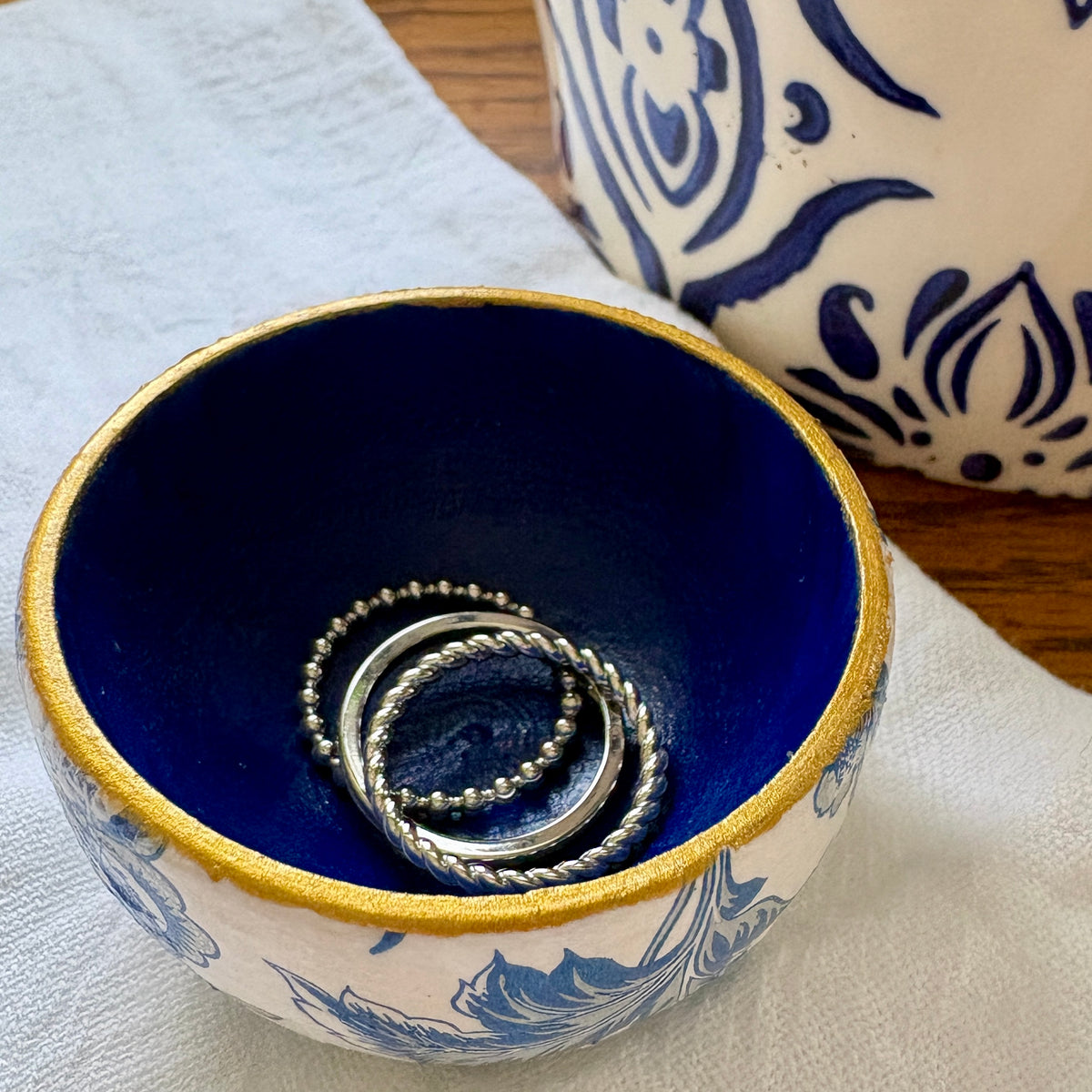 Mystery: Decoupage Ring Bowl (Handmade)