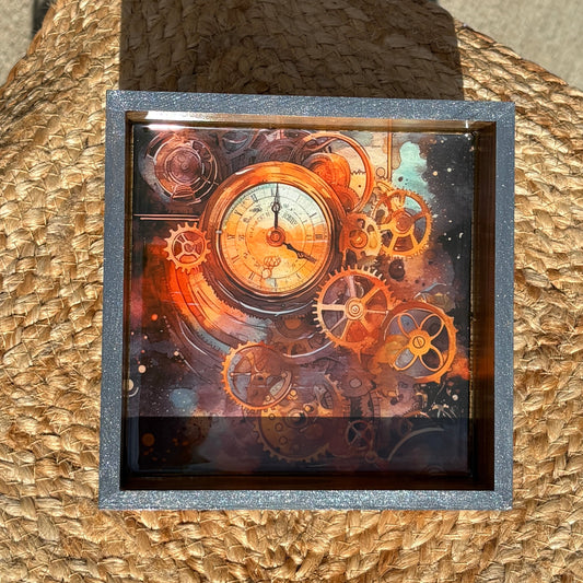 Steampunk Valet Box — Blue Poppy Studio (Clock)