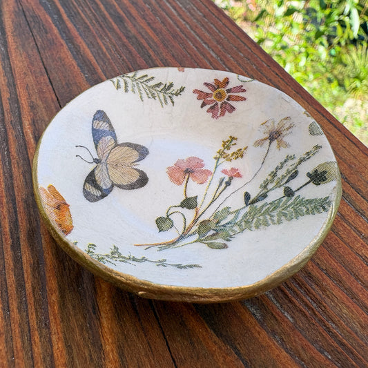 Organic Edge Ring Dish - Dreamy Garden
