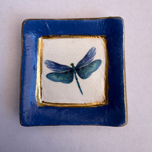 Square Ring Dish (Dragonfly)