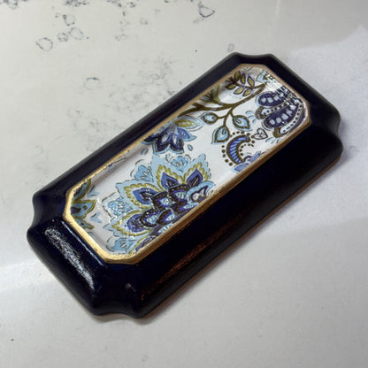 Orleans Catch-all Tray (Blue Paisley)