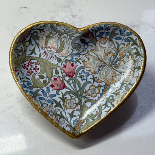 Heart Trinket Dish - Art Deco