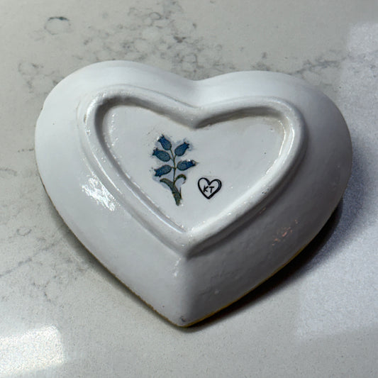 Heart Trinket Dish - Art Deco