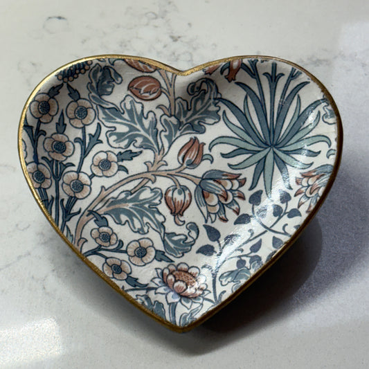Heart Trinket Dish - Gatsby Blue