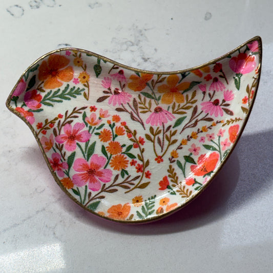 Little Bird Trinket Dish - Liberty Orange