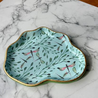 Lily Pad Dish | Dragonflies