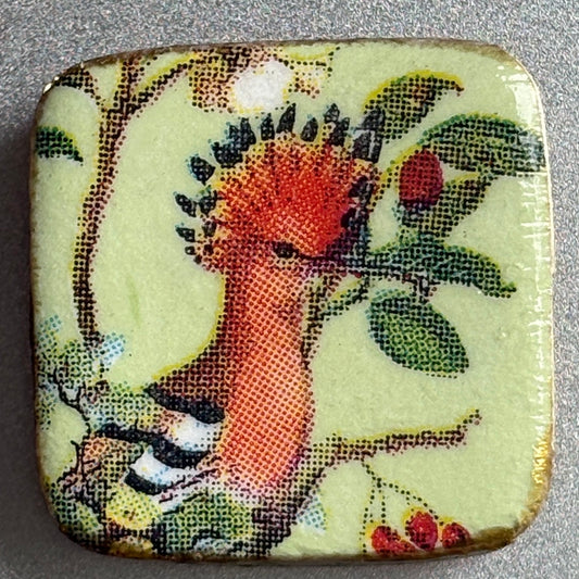 Decoupaged Refrigerator Magnet