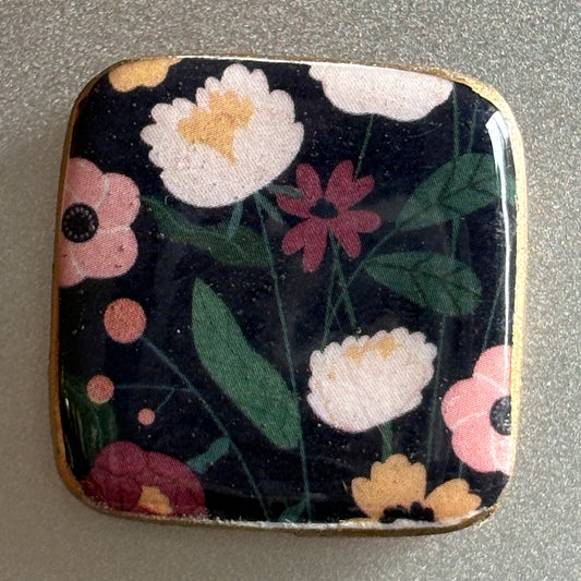 Decoupaged Refrigerator Magnet