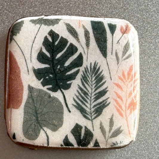 Decoupaged Refrigerator Magnet