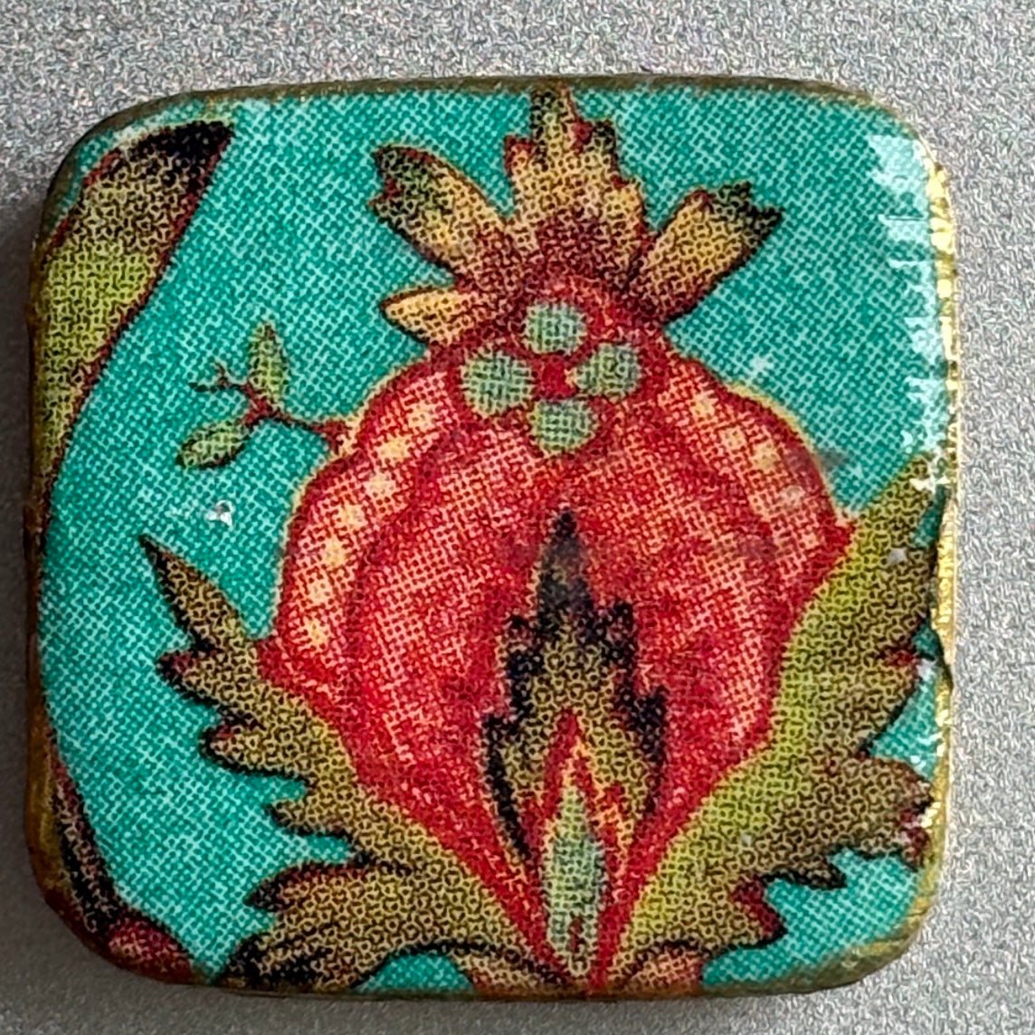 Decoupaged Refrigerator Magnet