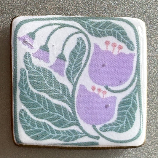 Decoupaged Refrigerator Magnet