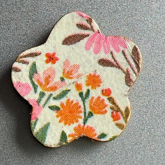 Decoupaged Refrigerator Magnet