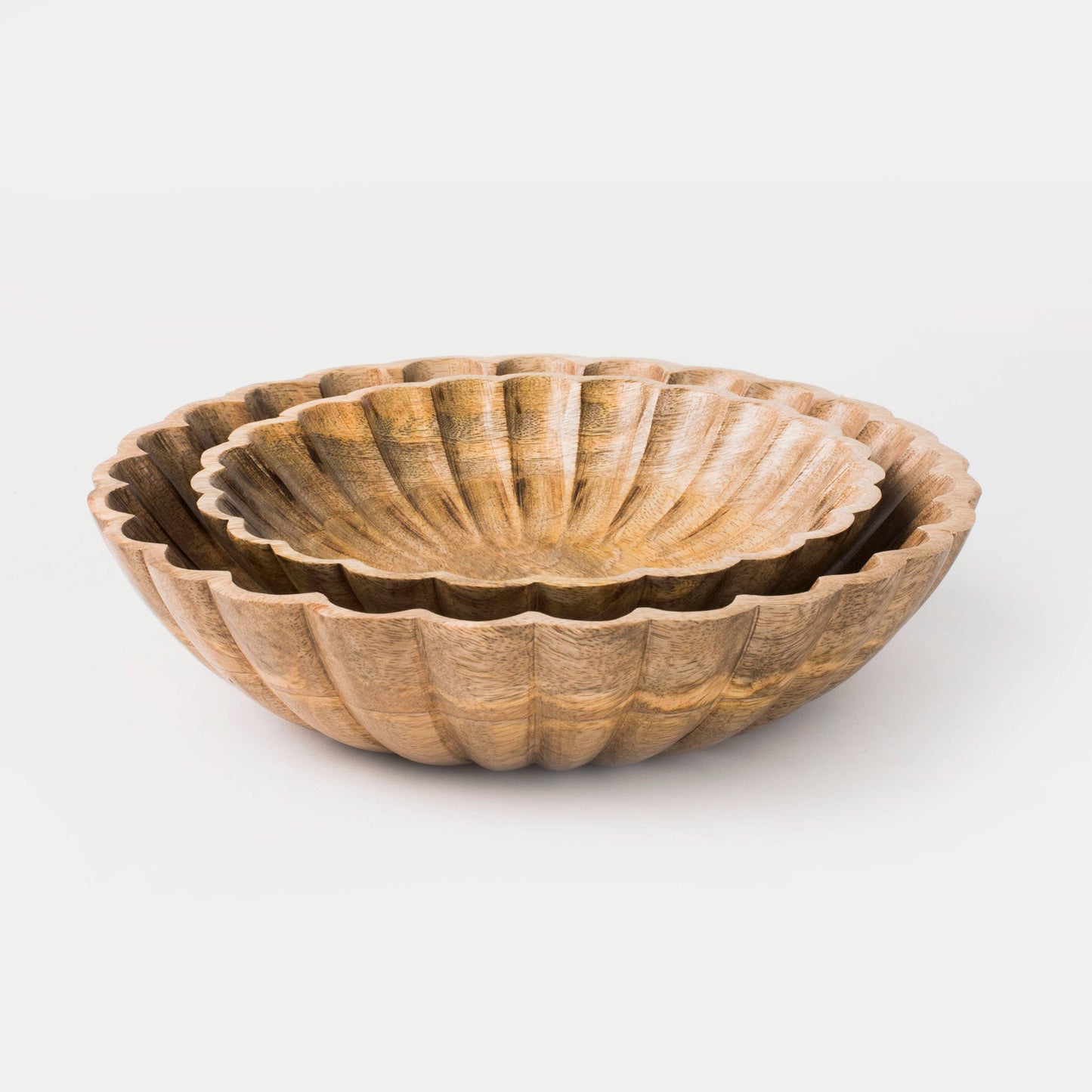 Scallop Serenity Bowls (Natural)