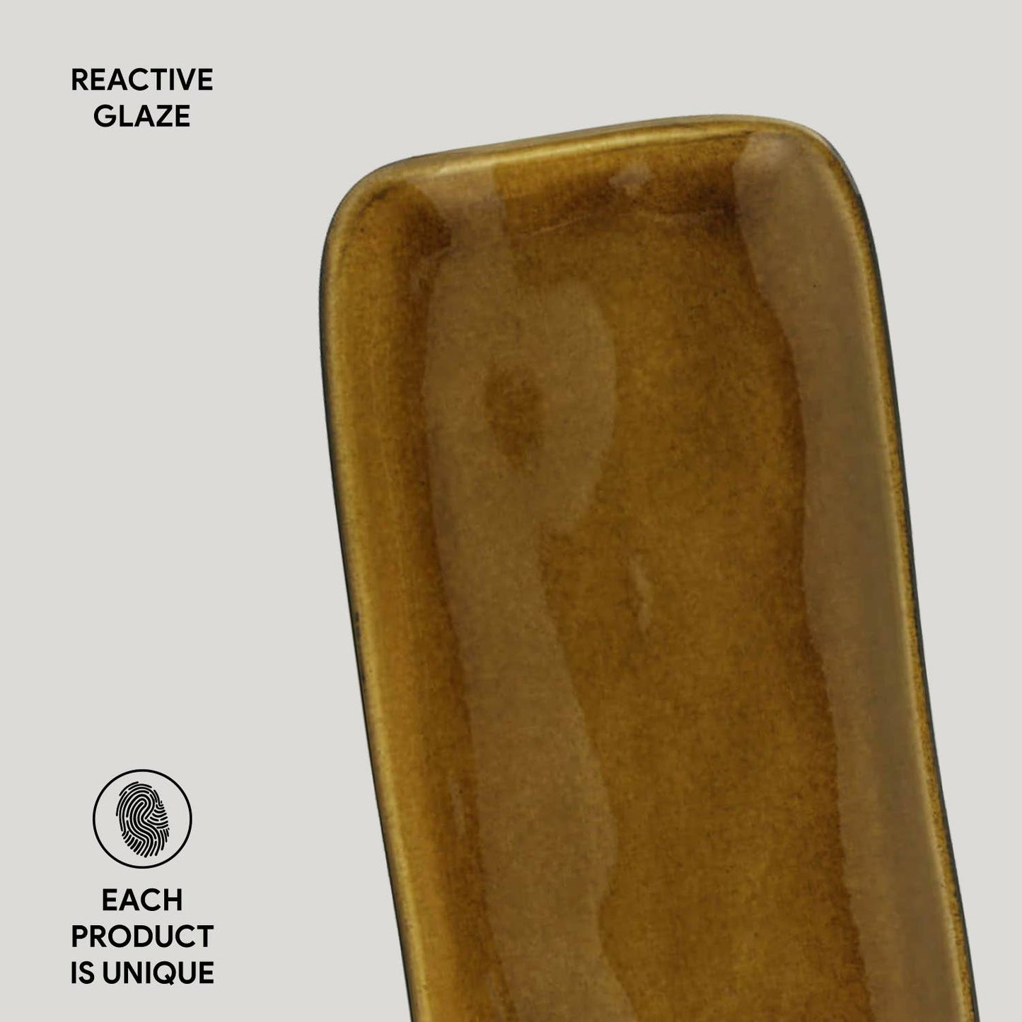 Rectangular Platter Medium | Amber